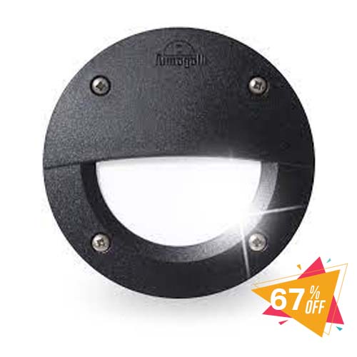 Leti 100 Round Recessed Wall Lamp