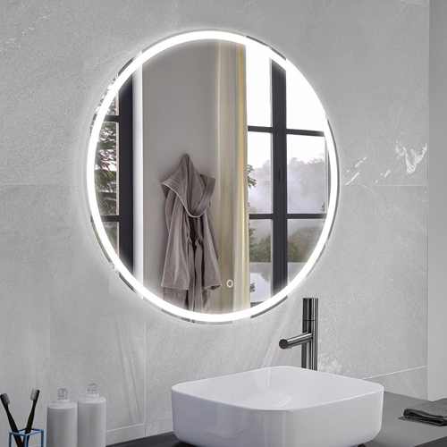 Mia Round Illuminated Bathroom Mirror